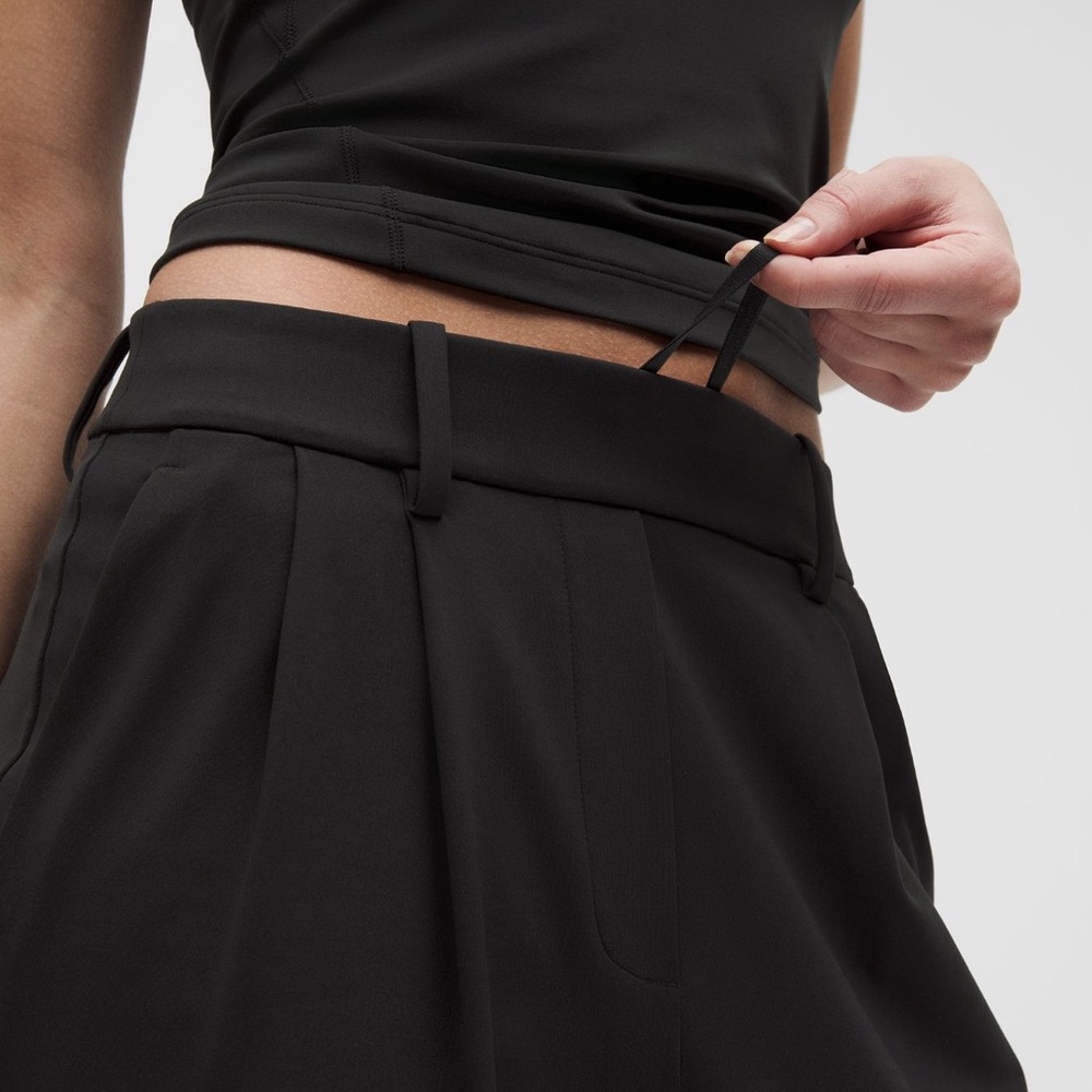 lululemon athletica Black Wide-Leg Trousers - Picture 4 of 12